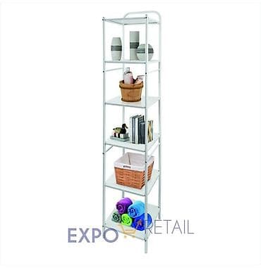 стеллаж высокий: Стеллаж шестиярцсный напольный . На стеллажей можно разместить — 4