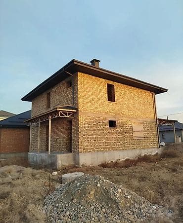 дом недостроенный: Срочно продается дом! 📍 Бишкек, ж/м Рухий Мурас 2 🏡 Двухэтажный — 5