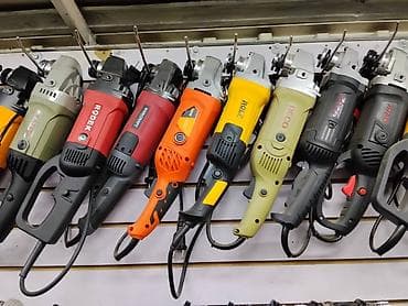 Углошлифовальные машины (болгарки) различных брендов и типоразмеров