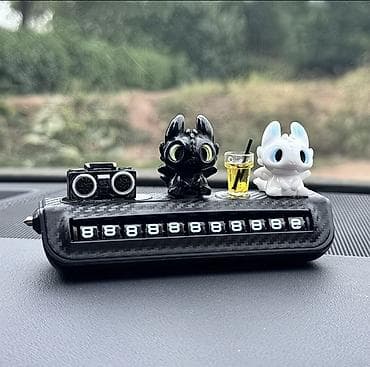 освещение авто: Автомобильный набор: временная парковочная табличка с фигурками - — 1