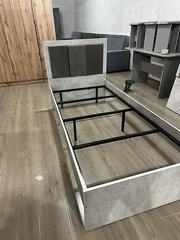 Керебеттер: Бир кишилик керебет, Жаңы, Жумшак башы менен, узуну - 200 см — 6