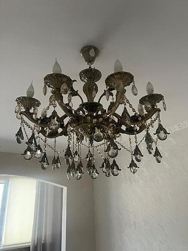 Люстралар: Продаётся люстра. Красивая классическая люстра с хрустальными — 1