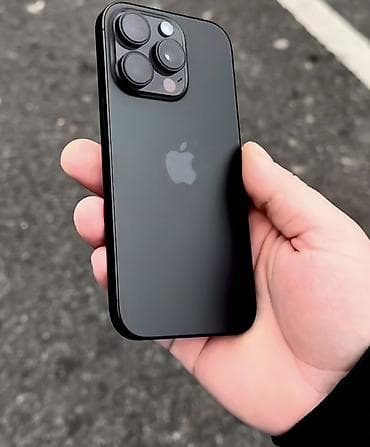 hp 476: IPhone 15 Pro, 128 ГБ, Black Titanium, 85 % — 2