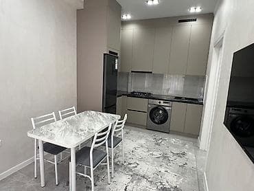 квартира в бишкек: Современная 1‑комнатная квартира с дизайнерской отделкой и полной — 6