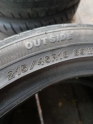 21545: Шины 215 / 45 / R 18, Лето, Б/у, Пара, Легковые, Япония, GoodYear — 3