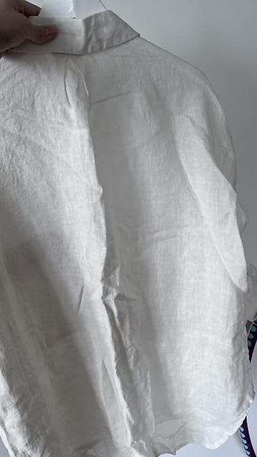 Личные вещи: Повседневное платье, Лето, Длинная модель, Лен, Бохо, L, XL — 9