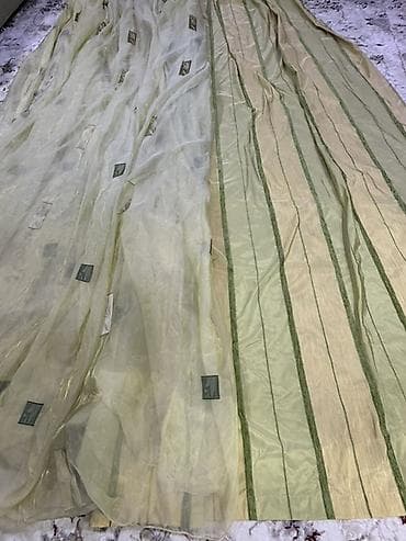 green max: Комплект штор, Жаккард, С тюлем в комплекте, Готовое изделие, Для спальни — 6