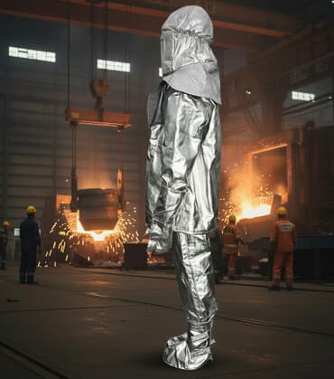 аппарат для перчатки: Огнестойкий теплоизолирующий костюм для работы при высоких — 1