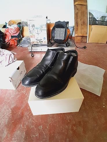 берца зимний: Мужские кожаные сапожки, черные - Классическая модель на каждый день — 1