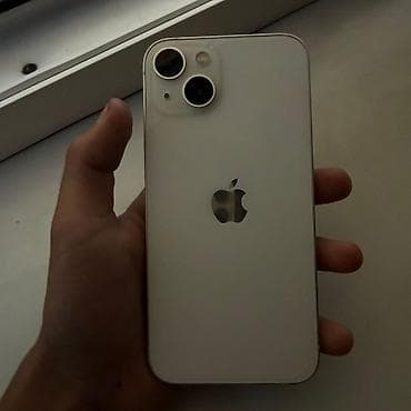 dj controller: IPhone 13, Б/у, 256 ГБ, Белый, Зарядное устройство, Защитное стекло, Чехол — 1