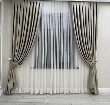 вазы для цветы: Комплект штор, Велюр, С тюлем в комплекте, Изготовление на заказ, Для зала — 6