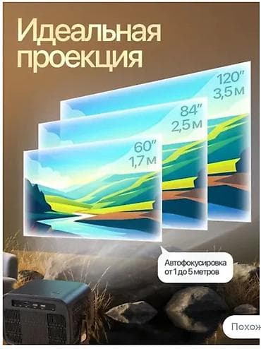 проекты: Проектор PRO‑версии с Android 13.0. Ключевые особенности: - Яркость — 3