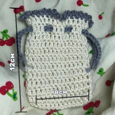 сумки оптом: Мешочек✨ Вязанный, своими руками. Состав белых ниток - полушерсть — 4