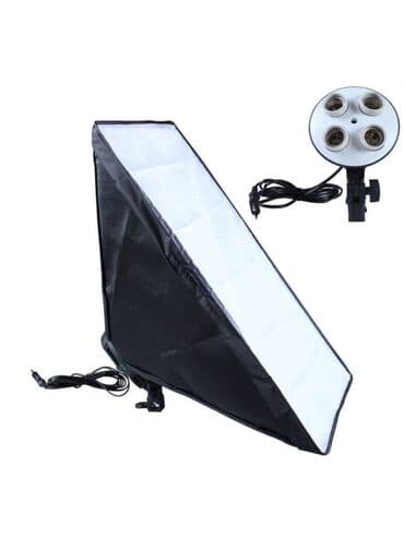 освещение для фото: 2 штук Софтбокс на 4 лампы со штативом. Хотите овладеть предметной или — 4