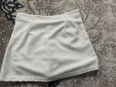 банан джинсы: Юбка, Модель юбки: Трапеция, Мини, Трикотаж, По талии — 2