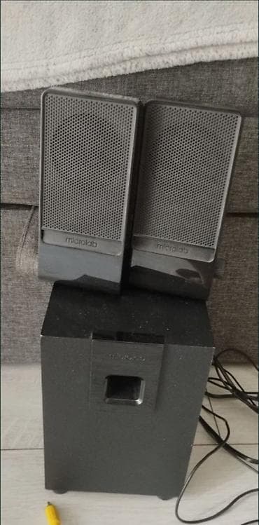 wireless speaker: Акустическая система Microlab M-100 (2.1) - Комплект: сабвуфер + две — 2