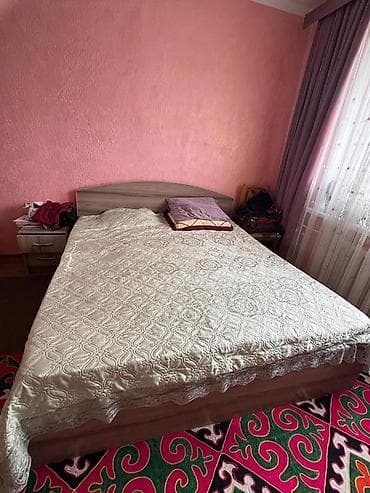Спальный гарнитур, Двуспальная кровать, Шкаф, Комод, ДСП, Самовывоз