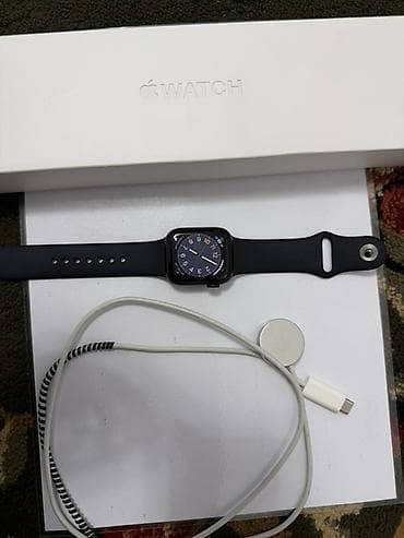 apple watch 8 серия: Apple Watch Series 8, 41мм Цвет корпуса: темный Ремешок спортивный — 1