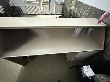 эргономичный стол: Стойка ресепшн/администраторская - Материал: ЛДСП, кромка ПВХ. - — 2