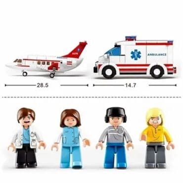 самолёт на пульте управления: Конструктор Пассажирский самолёт 🚄 Длина 30 см Зелёный 1800 сом — 4