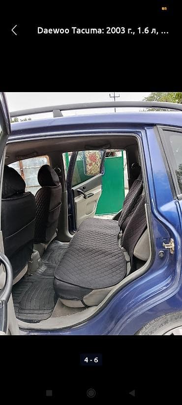 деу такума: Daewoo Tacuma: 2003 г., 1.6 л, Механика, Бензин, Вэн/Минивэн — 5