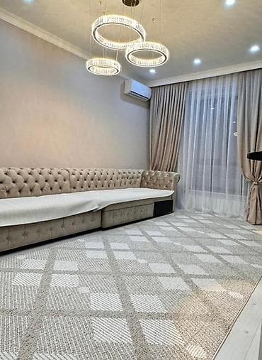 osh flat: 2 комнаты, 70 м², Ала-Арча ТРЦ Элитка, 10 этаж, Евроремонт — 1