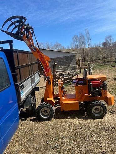 детский мопед на бензине: Погрузчик, Колесный, Фронтальный — 7