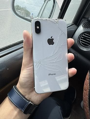 айфон х запчасть: IPhone X, 64 ГБ, Серебристый — 3