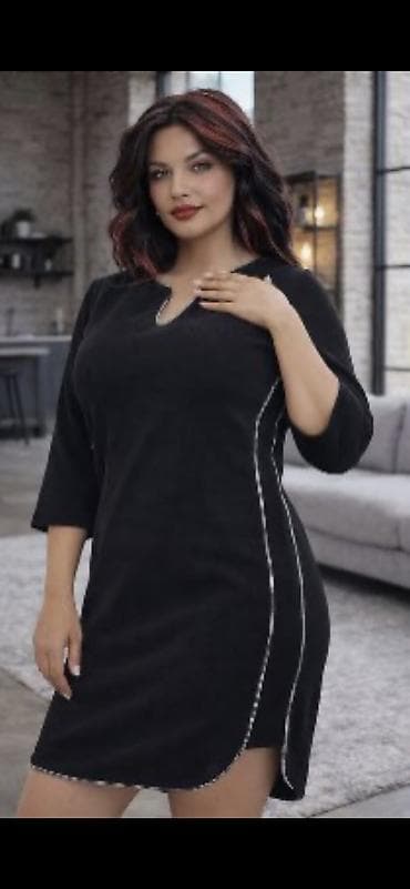 кызыл койнок: Элегантное женское платье. - Цвета на фото: ярко‑красное миди на одно — 5