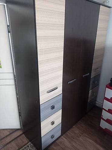 жаван сандык: Спальный гарнитур в современном стиле (цвет: темный венге + — 3