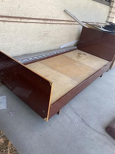 Керебеттер: Бир кишилик керебет, Каркассыз матрас, узуну - 190 см — 3