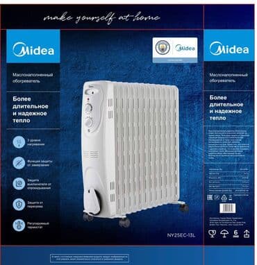 обогреватель midea: Масляный обогреватель Кол-во секций: 10 и более — 1