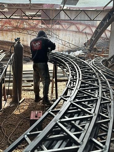 дорого: Металлические навесы и каркасы под ключ - Проектирование: 3D‑схемы и — 8