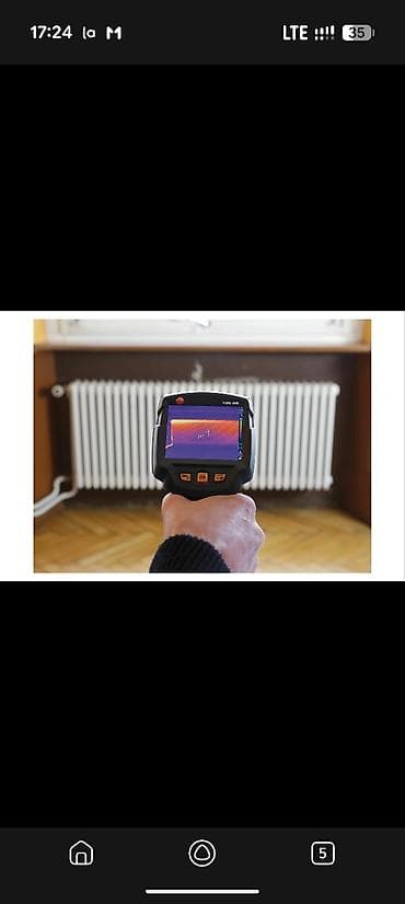 температура воды: Тепловизор ручной для диагностики отопления, утепления и электрических — 1