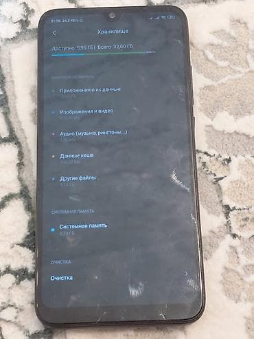 Redmi, Redmi Note 7, Б/у, 32 ГБ, цвет - Черный, 2 SIM