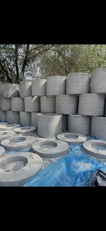 жилеза: Железобетонное (ЖБИ) кольцо для септика Размер: 110 x 90 x 7 см, Платная установка, В розницу — 10