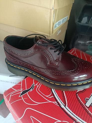 Оксфорды: Оксфорды, 32, 35.5, Dr. Martens, Новый, цвет - Коричневый, Самовывоз — 1