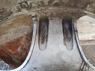 диски на фолсваген: Колеса в сборе 235 / 55 / R 16, Б/у, Комплект, Легкий коммерческий транспорт (C/LT), Литые, отверстий - 5 — 4