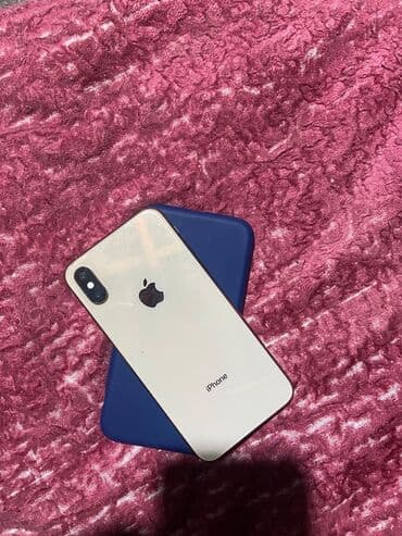 стикеры на ноутбук: IPhone Xs, Б/у, 256 ГБ, Золотой, Чехол, 75 % — 1