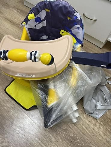pop it: ПРОДАЮ. Детский стульчик для кормления Skillmax. Б/у Хорошем — 4