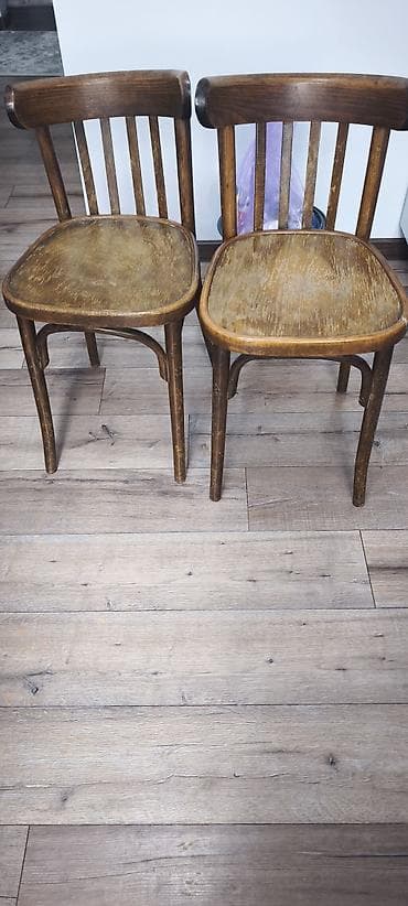 Стулья, табуретки: Венский стул, Дерево, цвет - Коричневый — 1