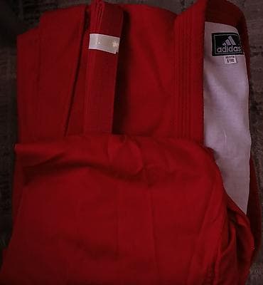 адидас самба: Кимоно для самбо adidas, красное - Комплектация: куртка (кимоно) с — 1