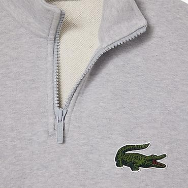 полузамок lacoste: Мужская толстовка, S, M, Lacoste, Новый, цвет - Серый — 1
