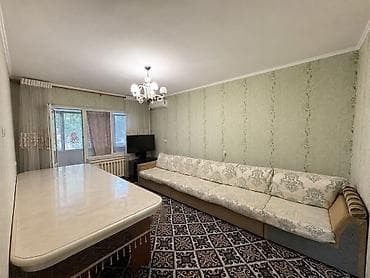 3: 3 комнаты, 62 м², Аламедин-1 мкр 105 серия, 1 этаж — 2