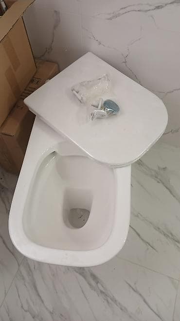 ламинат на стены: Унитаз Напольный, Новый, Материал: Фарфор — 2