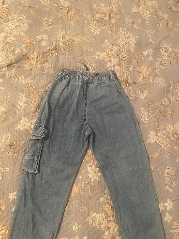 Джинсовые джоггеры для мальчика 11-12 Размер: s 150 - Цвет