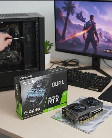 ПК үчүн видео карта, Жаңы, Asus, GeForce RTX, 6 ГБ lalafo.kg да ПК үчүн видео карта, Жаңы, Asus, GeForce RTX, 6 ГБ