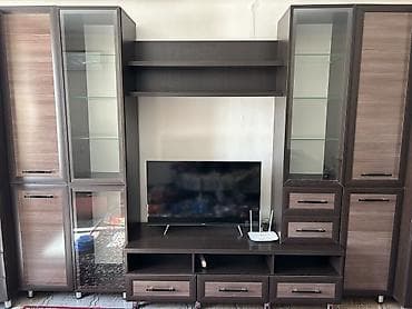 big boy: Стенка-шкаф, Тип стенки-шкафа: Модульная, Для зала, Особенности: С отделением под телевизор — 4