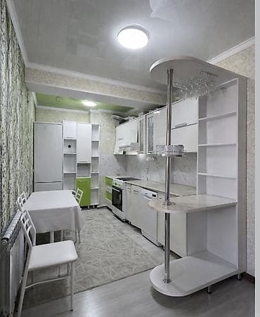 мкр джал: 2 комнаты, 55 м², 12 этаж, Евроремонт — 4