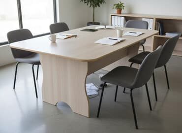 правила проектирования кухонной мебели: Кухонный стол, Новый, Прямоугольный, Нераскладной — 1